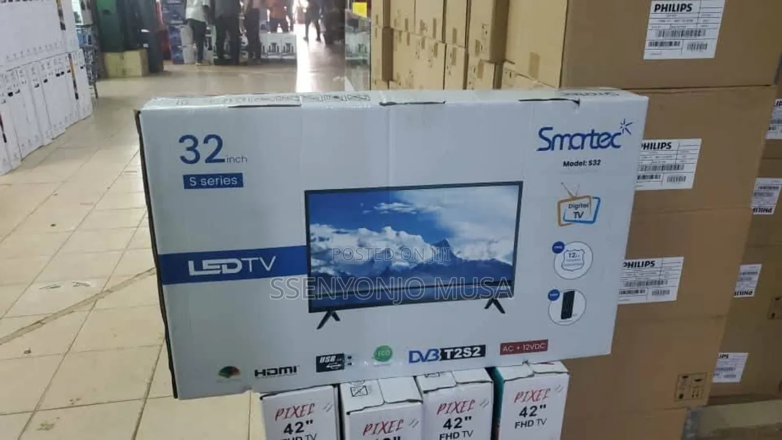 Smartec 32" S Series LED TV | Digital, HDMI, AC/DC,Model 532