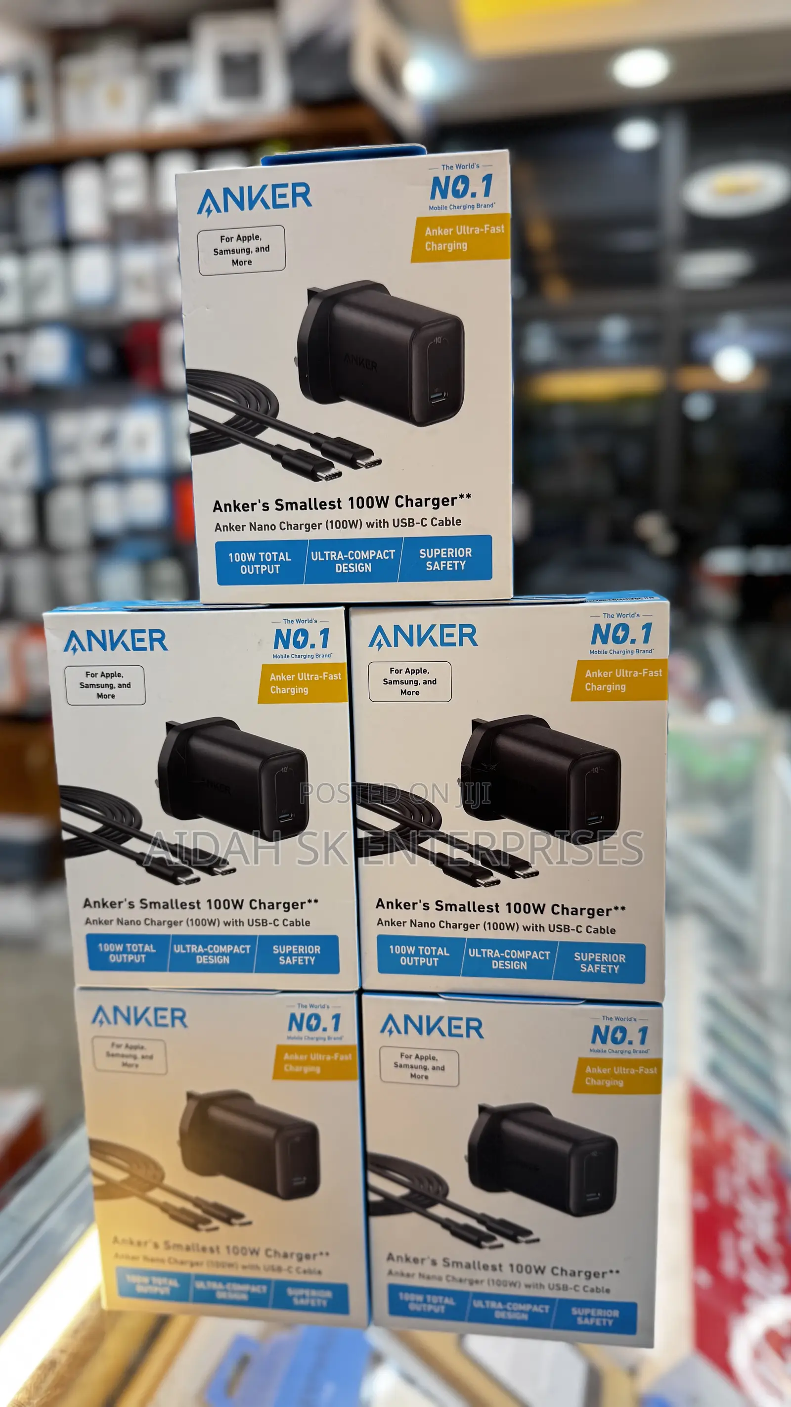 Anker Nano Charger, 100W Macbook Charger With USB -C