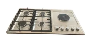 IQRA 90cm Built-in Hob, 4 Gas Burners + 1 Electric