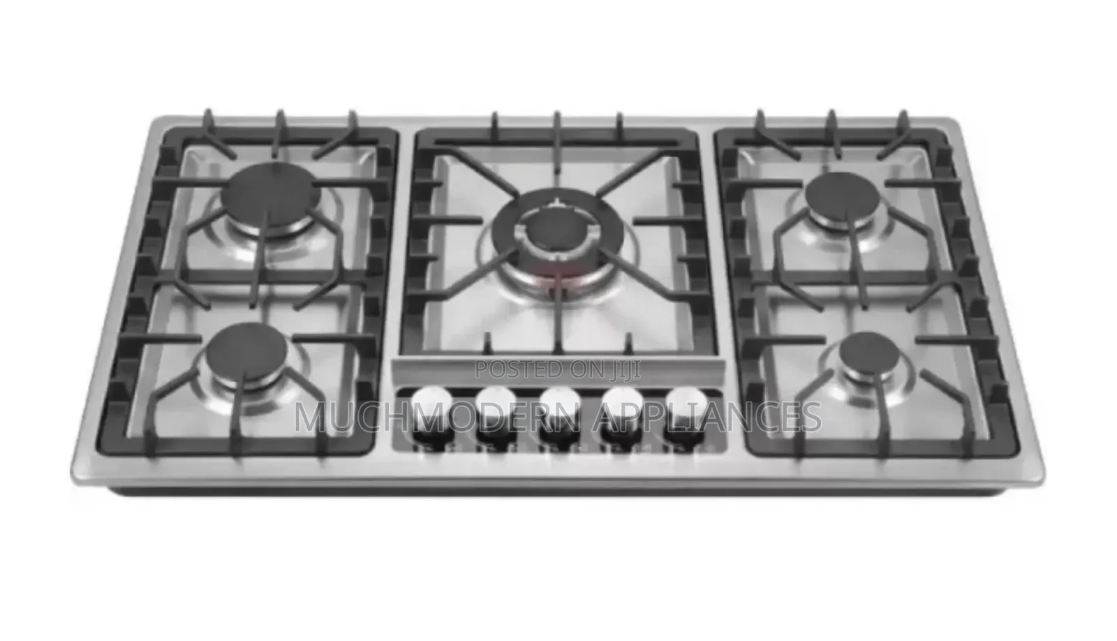 IQRA 90cm Built-in Gas Hob, 5 Burners, Auto Ign IQ-KH5014SS