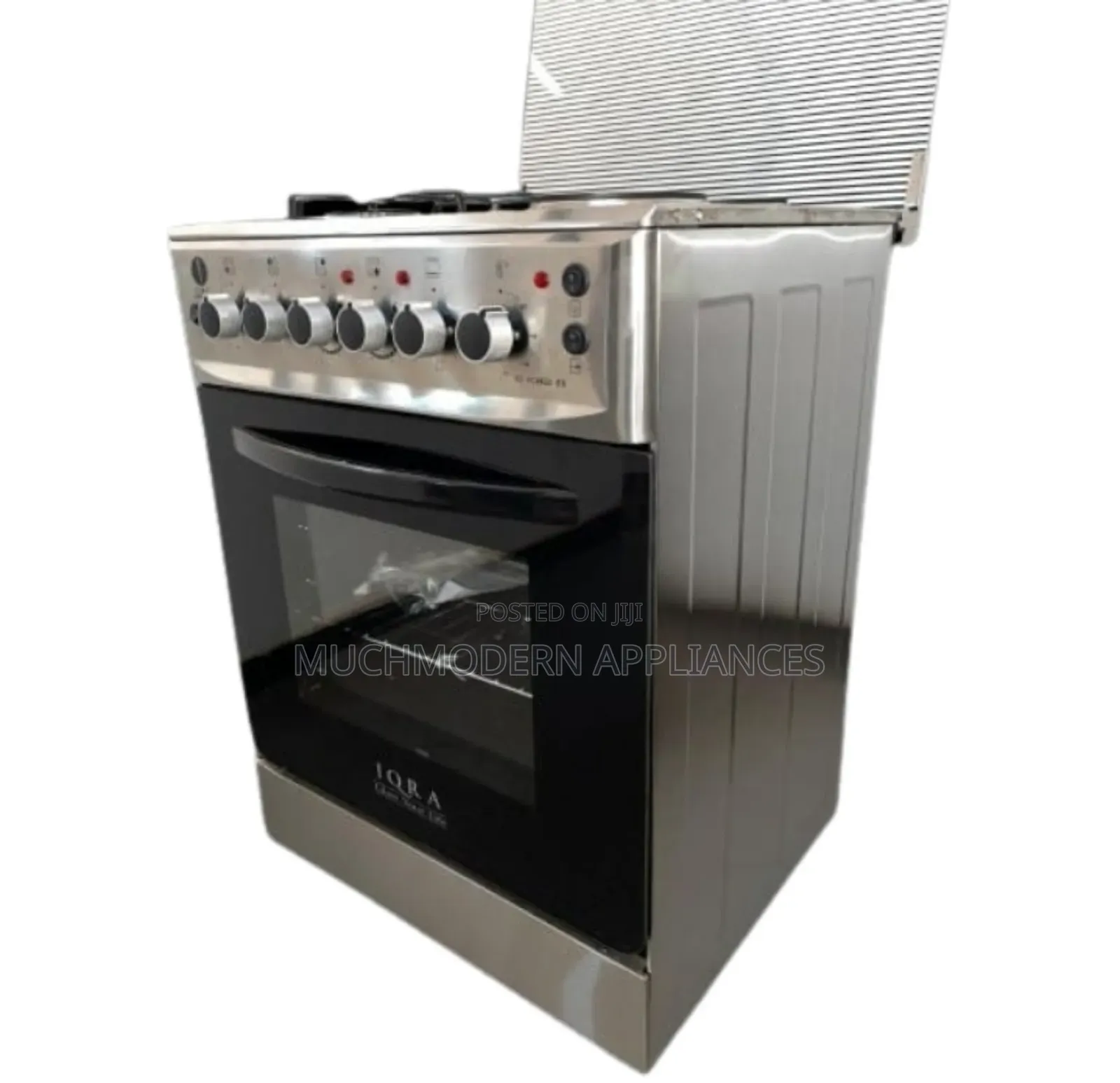 IQRA 60x60cm Cooker, 2 Gas Burners + 2 Hotplate Oven,