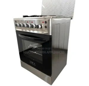 IQRA 60x60cm Cooker, 2 Gas Burners + 2 Hotplate Oven,