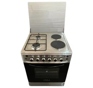 IQRA 60x60cm Cooker, 2 Gas Burners + 2 Hotplate Oven,