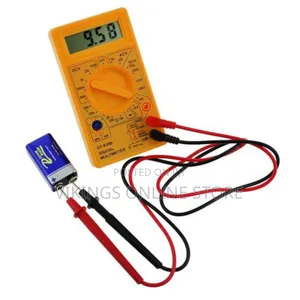 Digital Multimeter LCD Display DC/AC Multimeter-Yellow