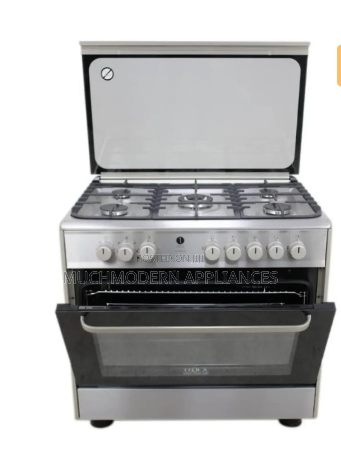 IQRA 90x60cm Cooker, 5 Gas Burners With Electric Oven