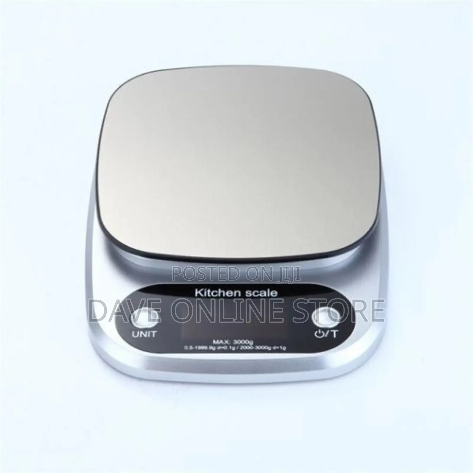 High Precision Kitchen Weighing Scale 0.1g-3kg - Silver