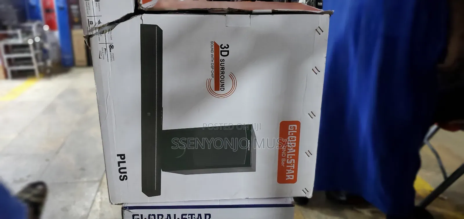 Global Star Gs-Plus 2.1 Channel Soundbar |Wireless Subwoofer