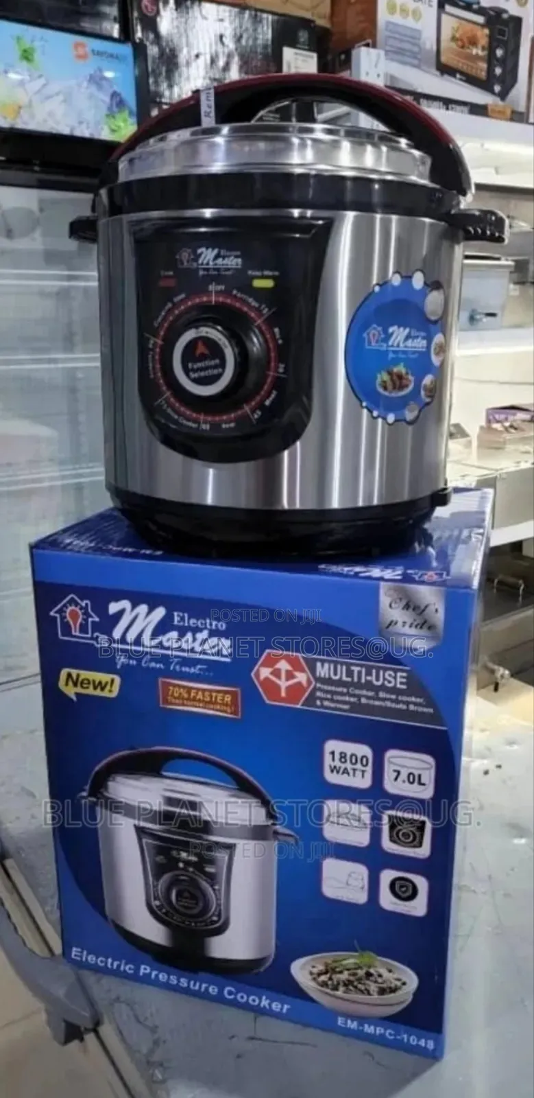 ELECTRO MASTER 7.0litres Pressure Cooker _1800w _EM-MPC-1048