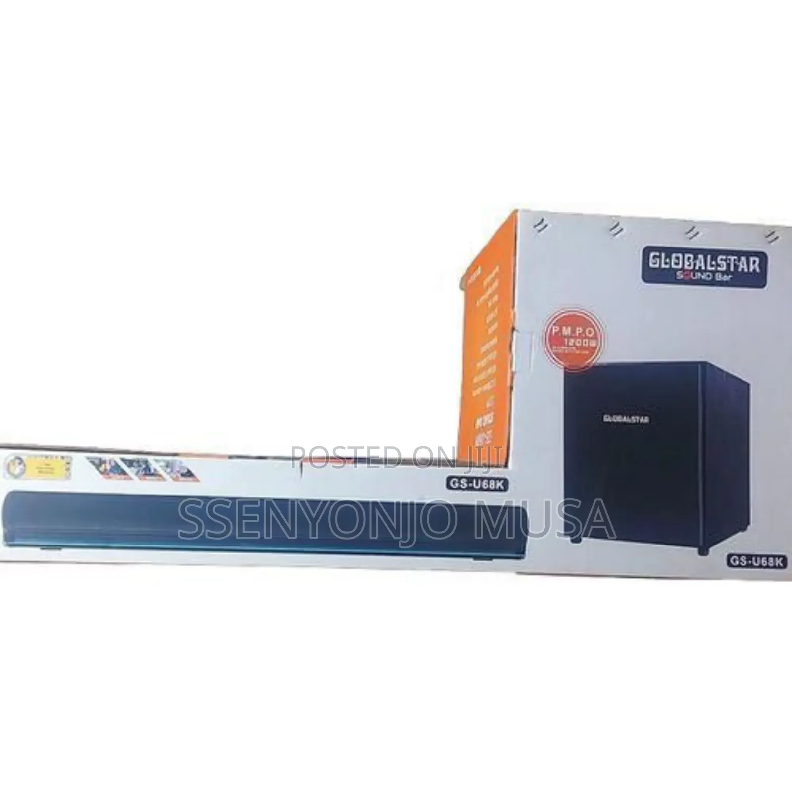 Globalstar GS-U68K Wireless Sound Bar | 120W, Sleek Design-