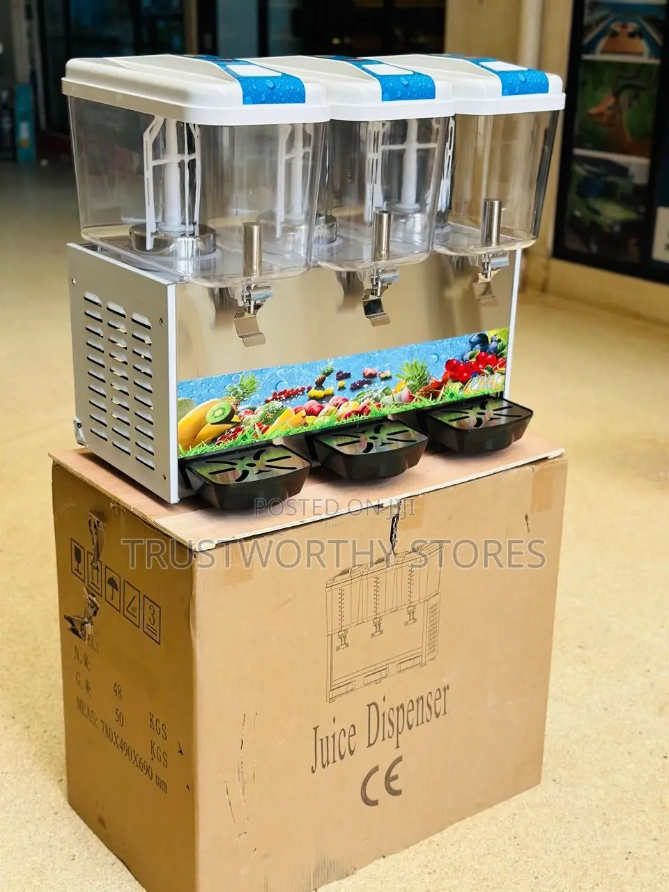 Triple Juice Dispensers