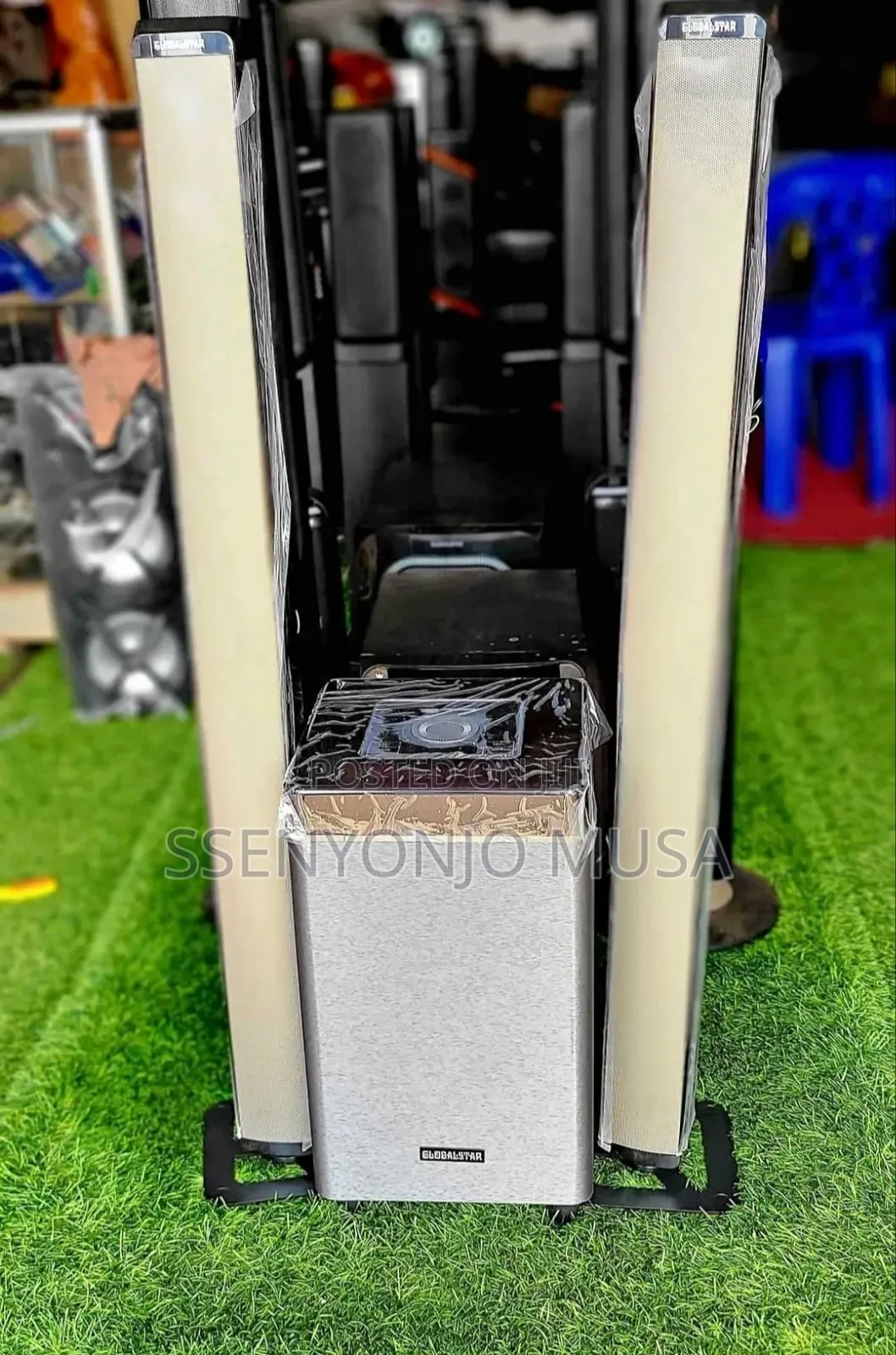 Globalstar Gs-2033 2.1ch Soundbar System | 120w, 2 Tall Boys