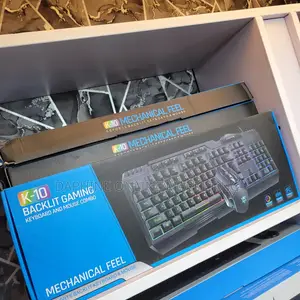 K-10 Backlight Gaming Keyboard and Mouse Combo Wired
