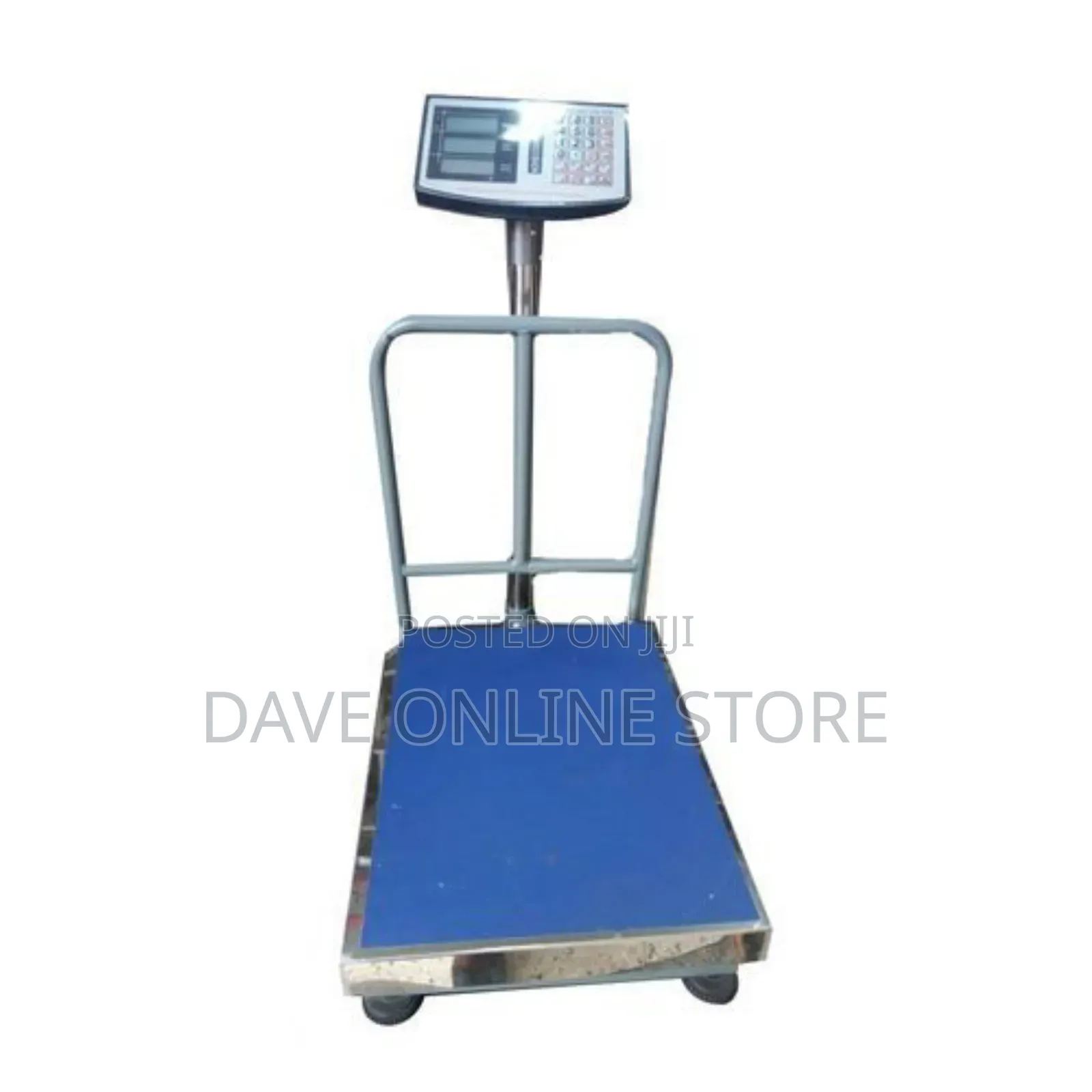 Rechargeable Digital Weighing Scale of 300kgs-Silver