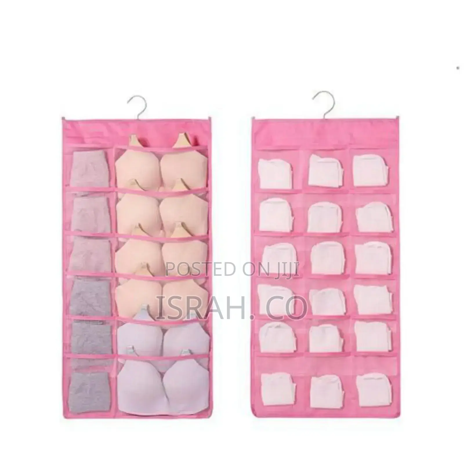 Double Sided 24 Pockets Socks,Bra,Underwear Bag