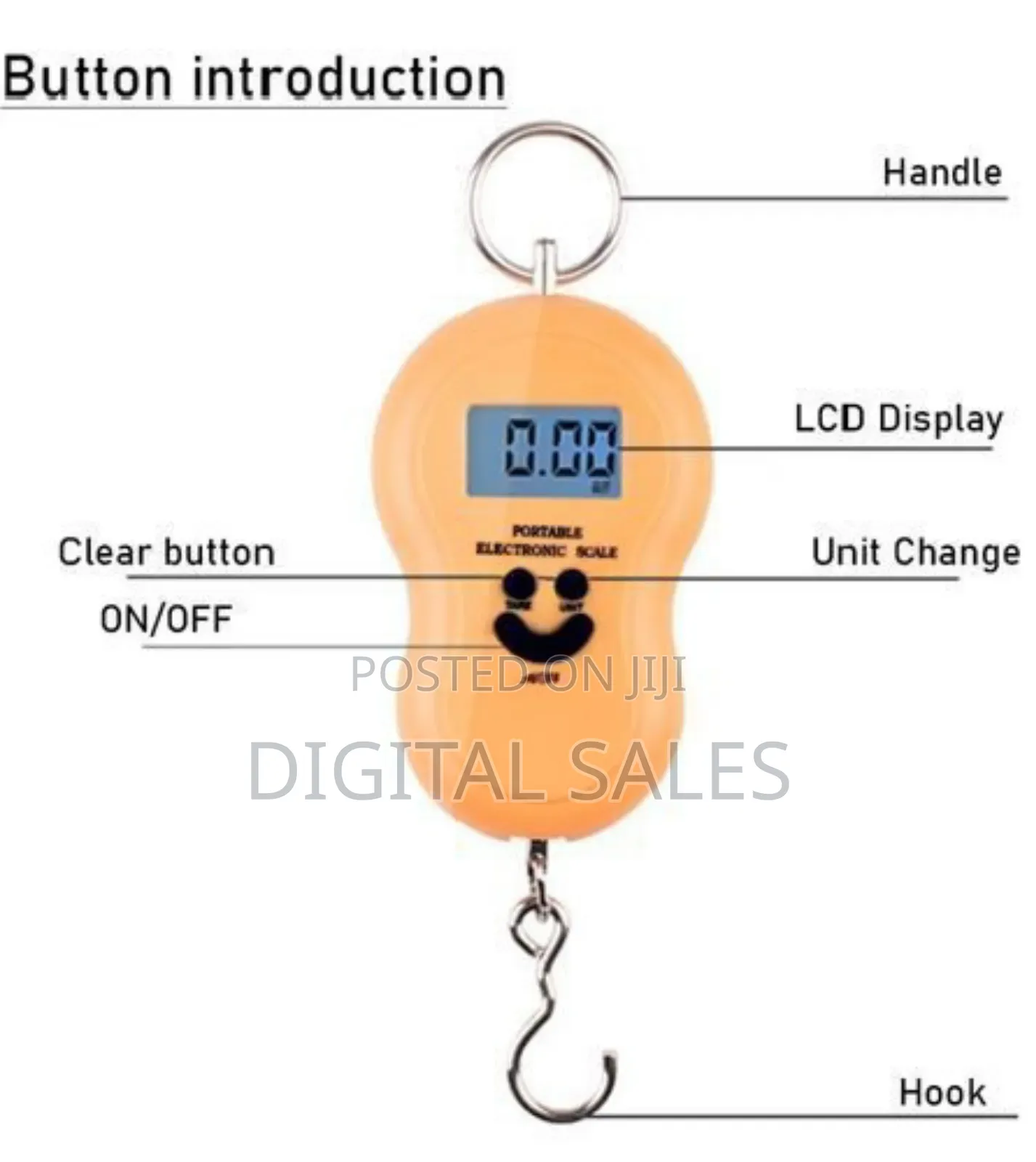 50kg Electronic Portable Hanging