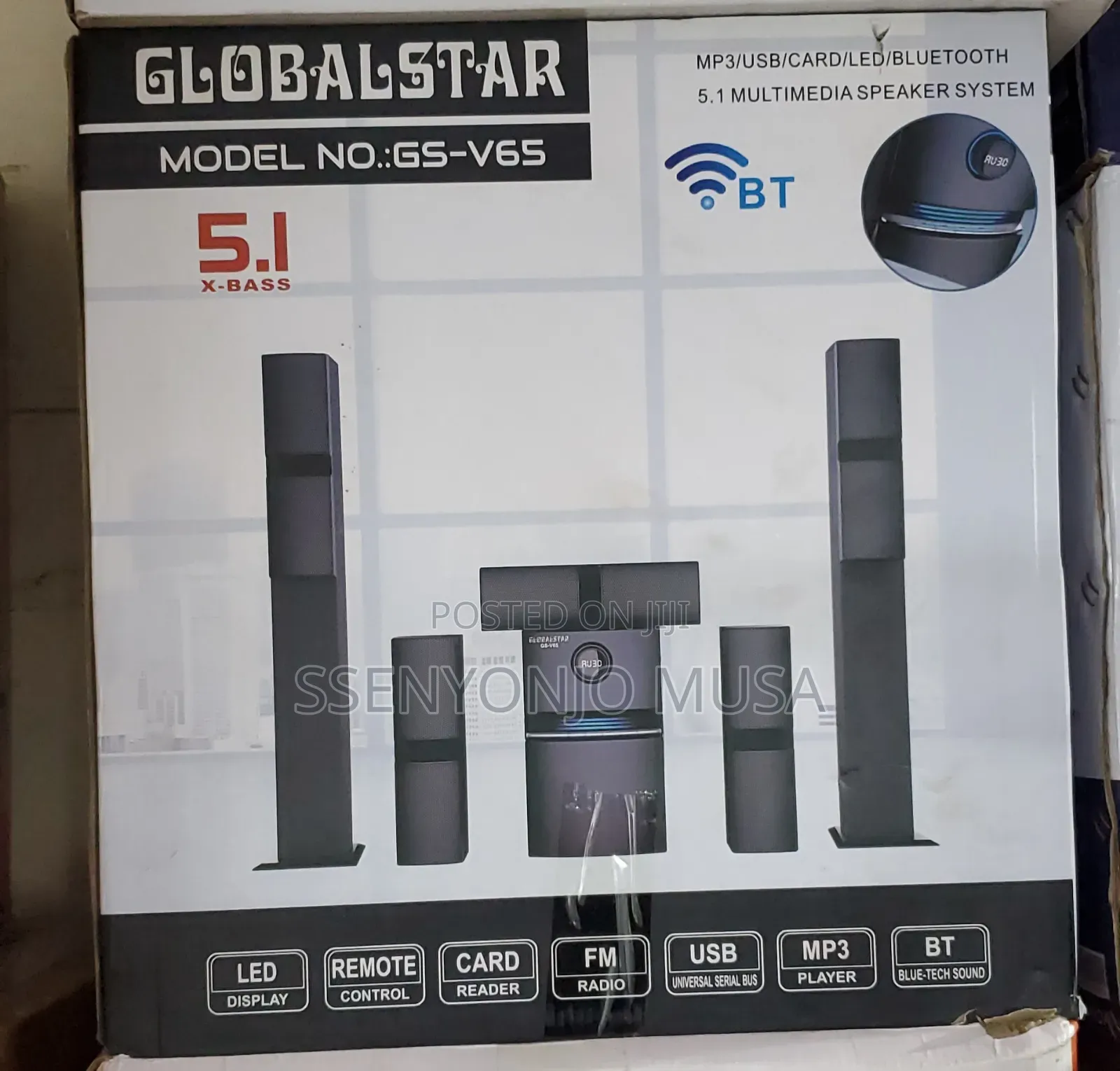 Globalstar GS-V65 5.1 Hometheater Speaker System |Bluetooth-