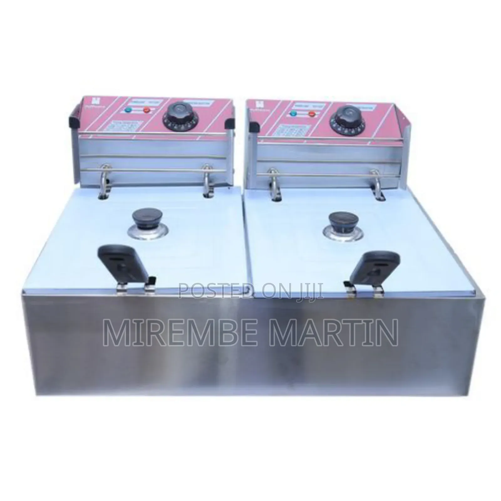 Hoffmans Electric Deep Fryer Double, 12l- Stainless Steel