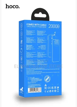 Hoco 20000mah Fast Charging Portable Power Bank With Cables