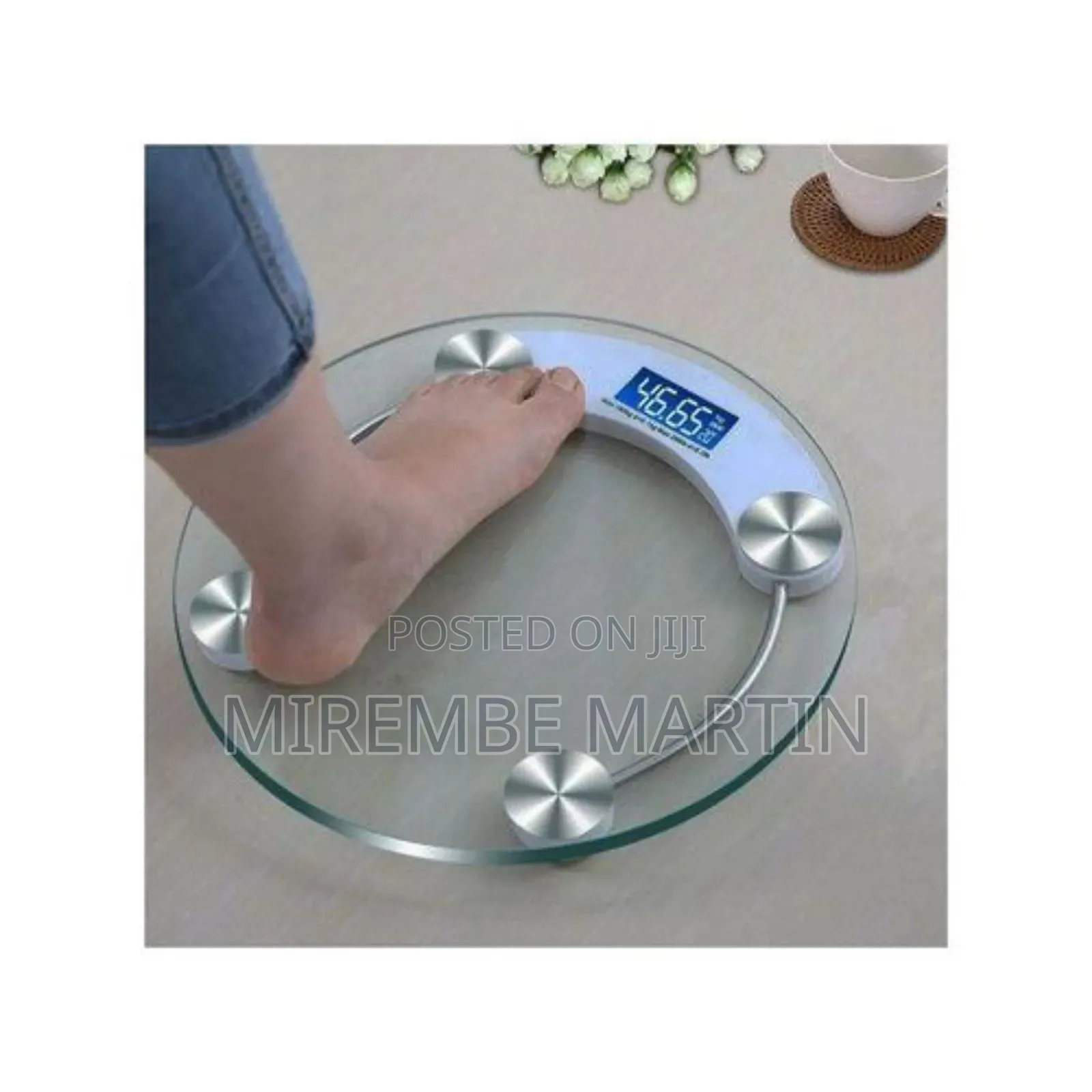 Glass Digital Personal Weighing Scale - Clear