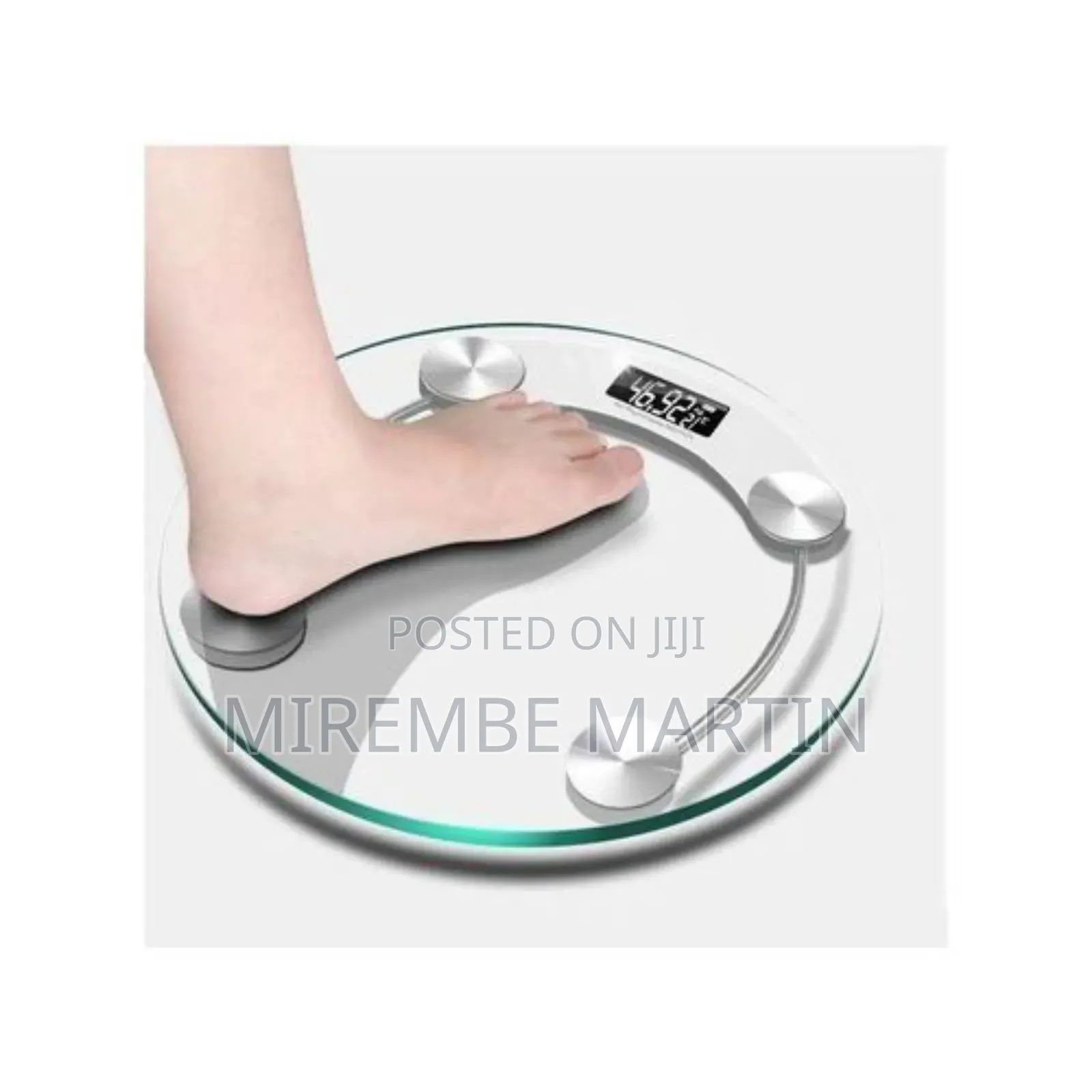 Glass Digital Personal Weighing Scale - Clear