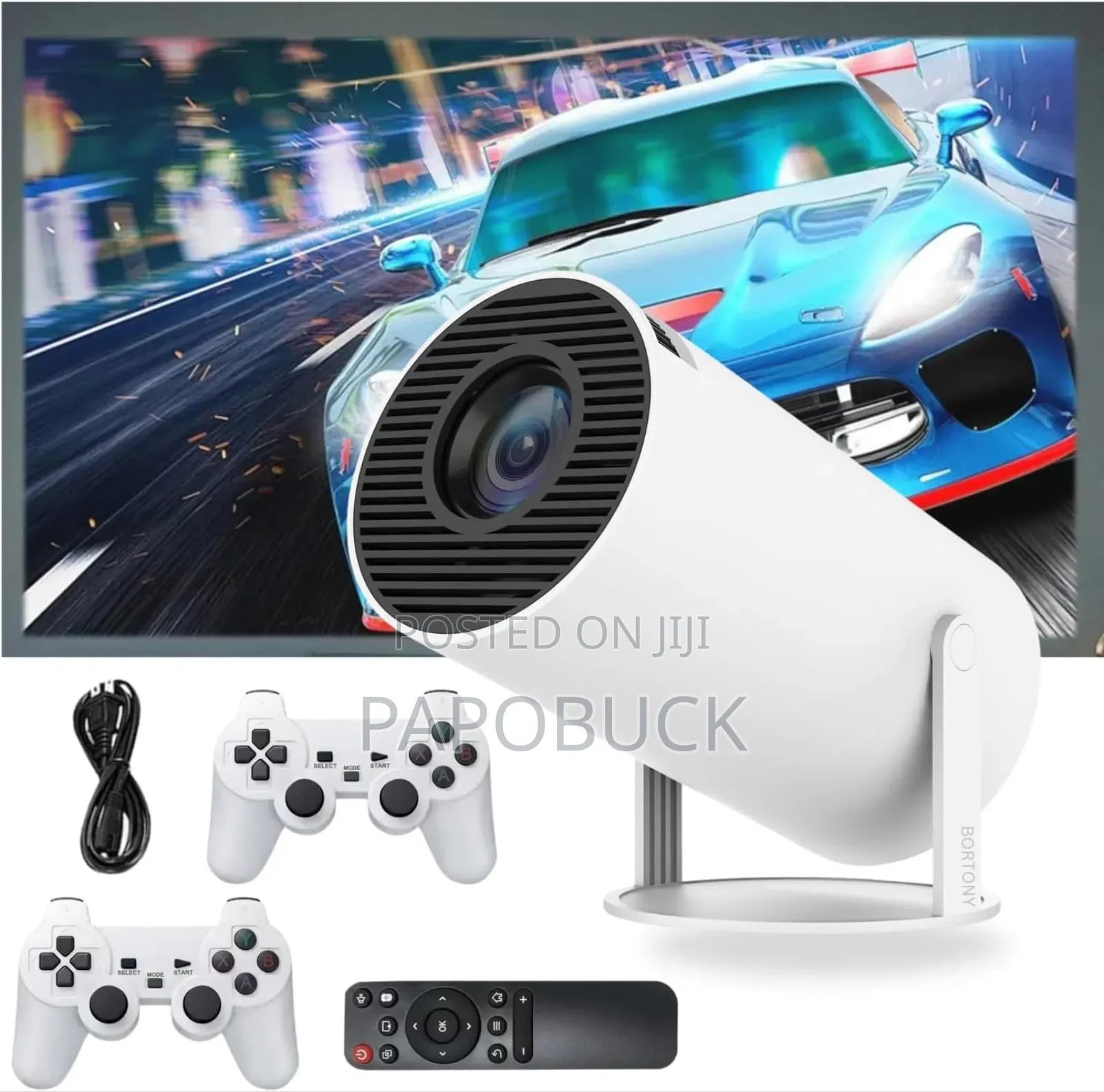2 in 1 Gaming Projector With Two Controllers