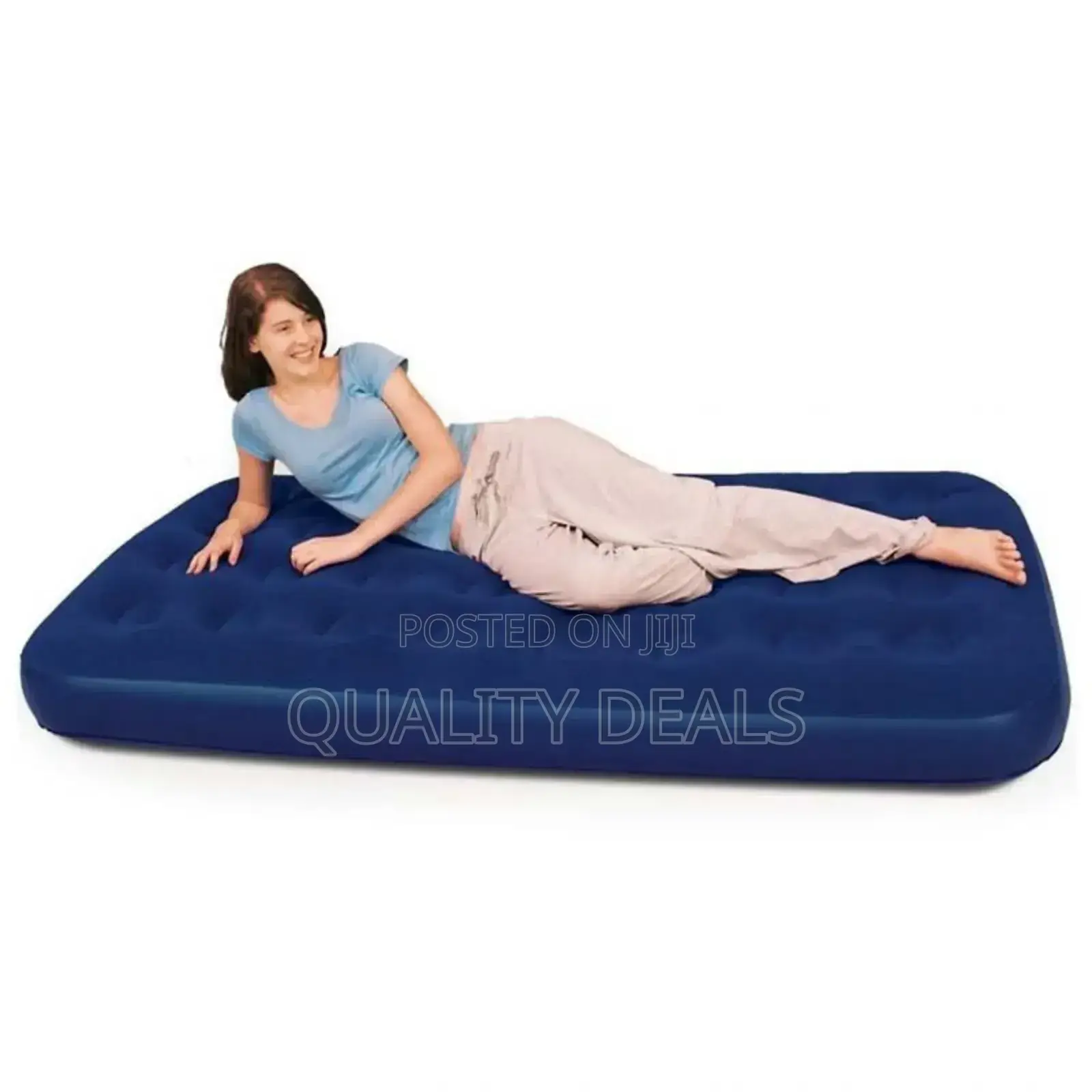 Avenli Flocked Inflatable Air Bed Mattress