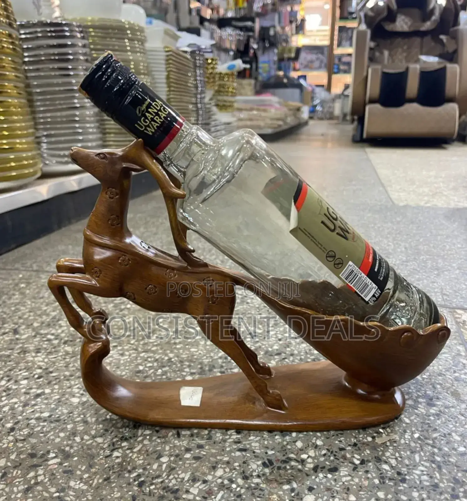 Horse Wine Bottle Holder Stand