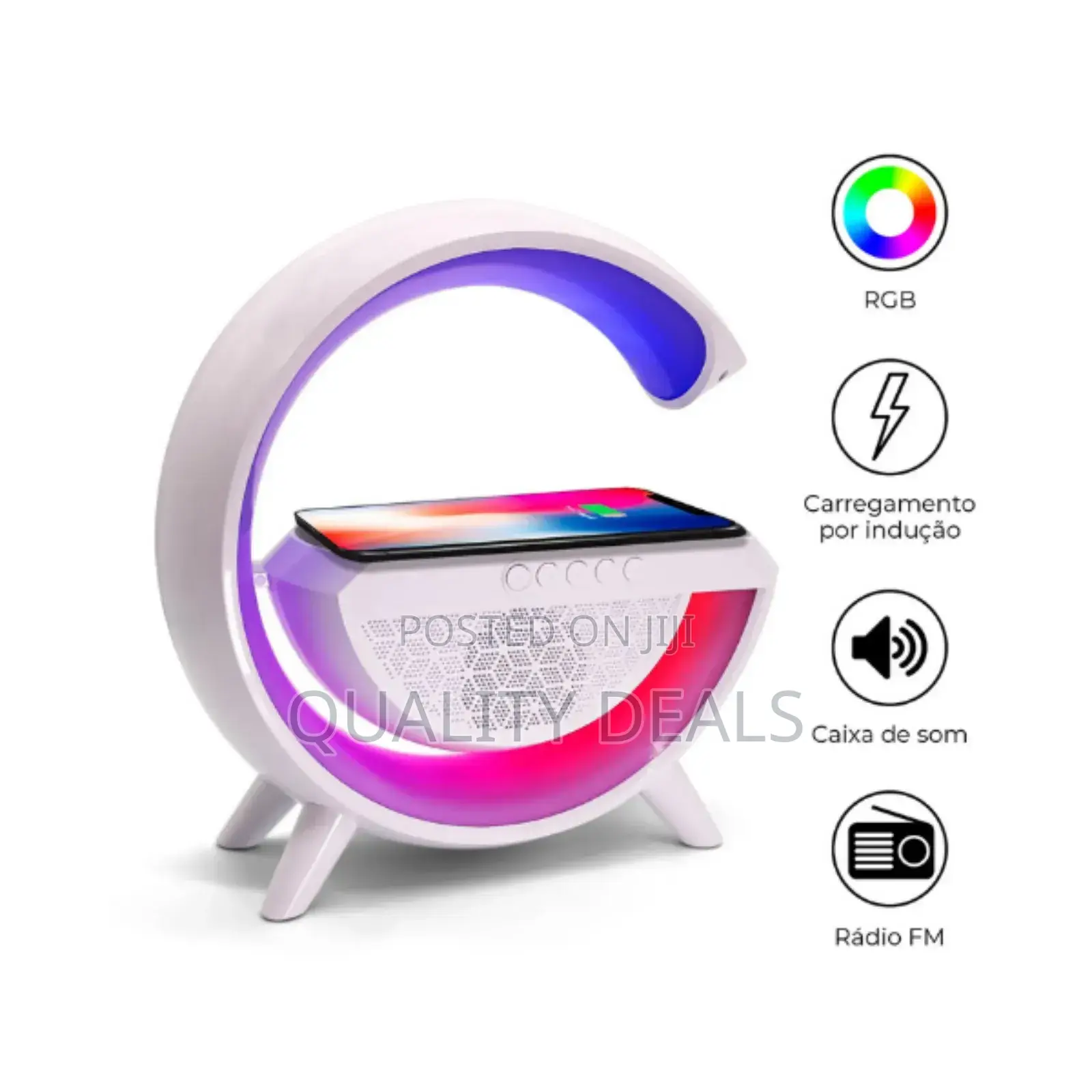 Led Wireless Charging Speaker