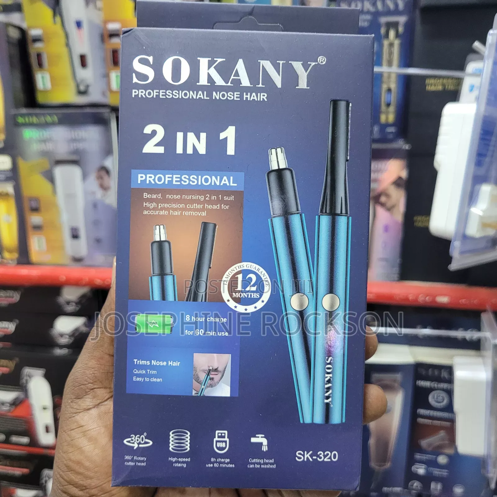 Sokany 2 in 1 Professional Nose Hair Skin 320