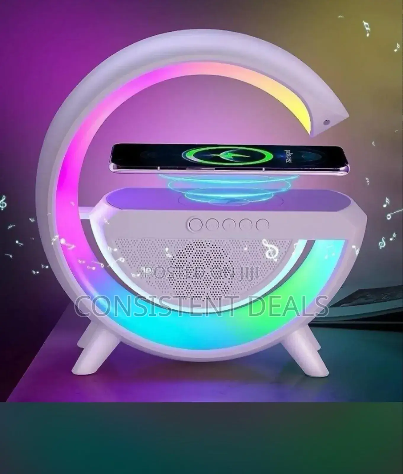 Led Wireless Charging Speaker