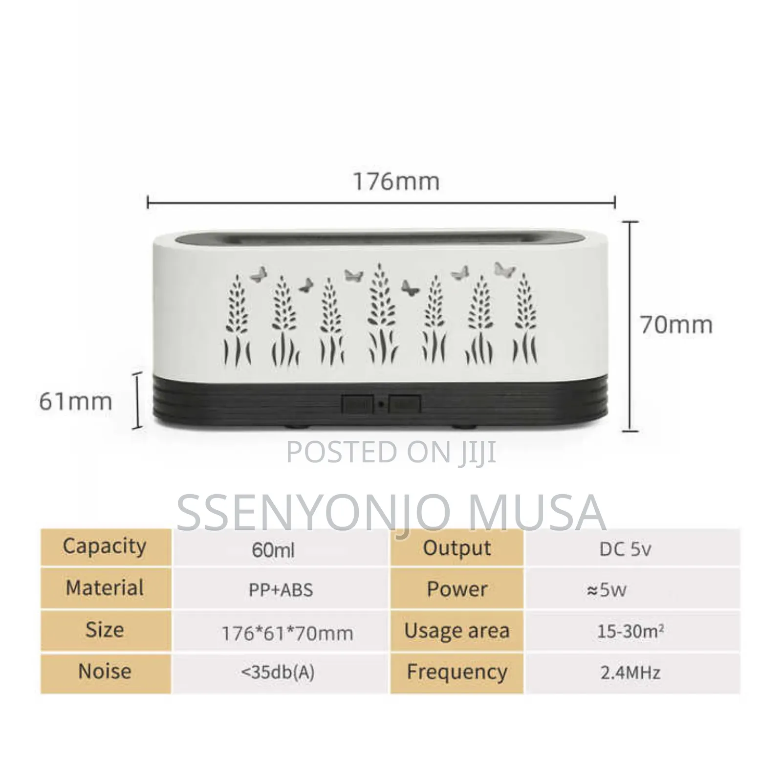 Customizable 100ML Flame Aroma Diffuser