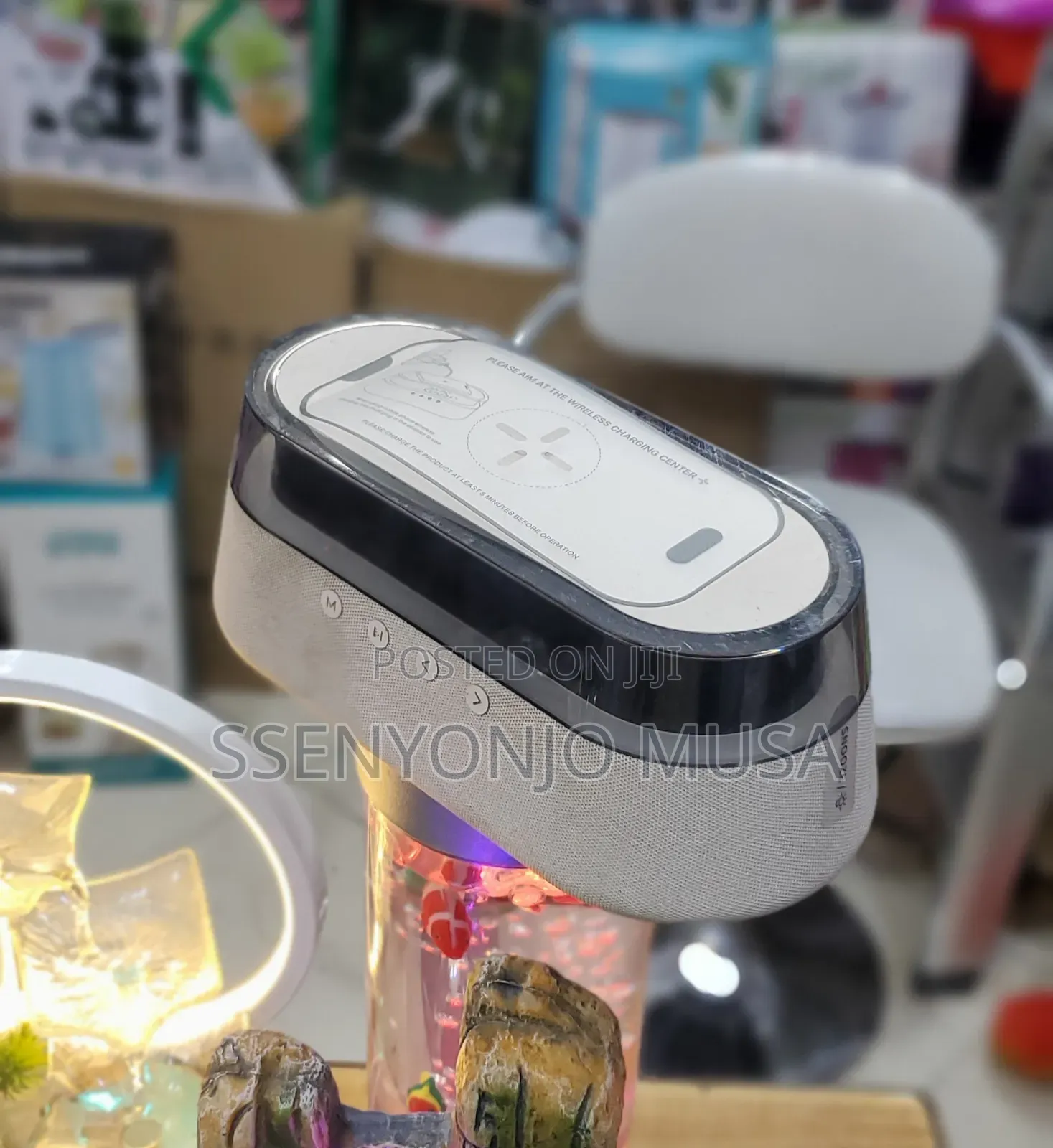 6-in-1 Wireless Charging Station |Fm Radio, Bluetooth Speake