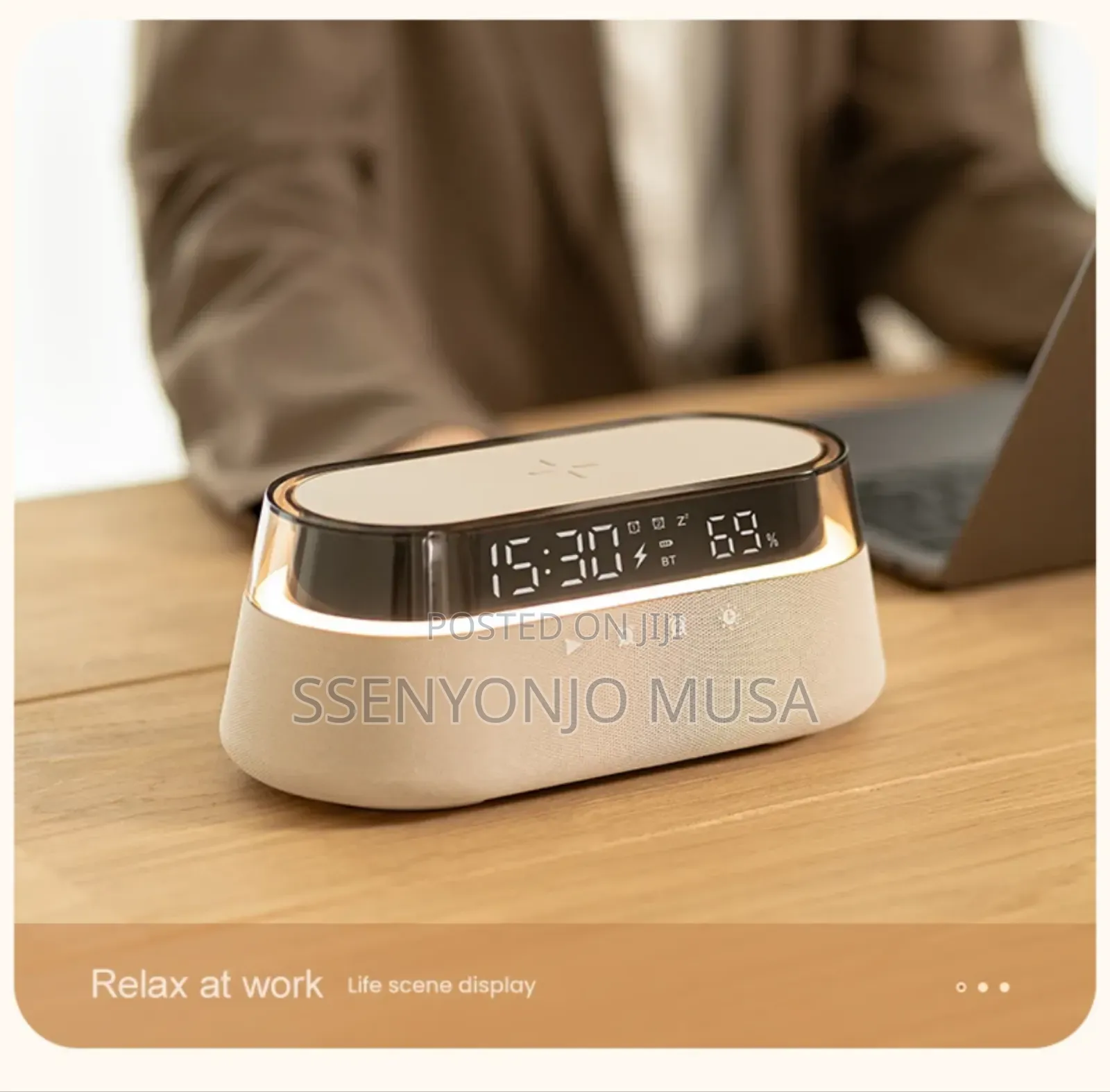 6-in-1 Wireless Charging Station |Fm Radio, Bluetooth Speake