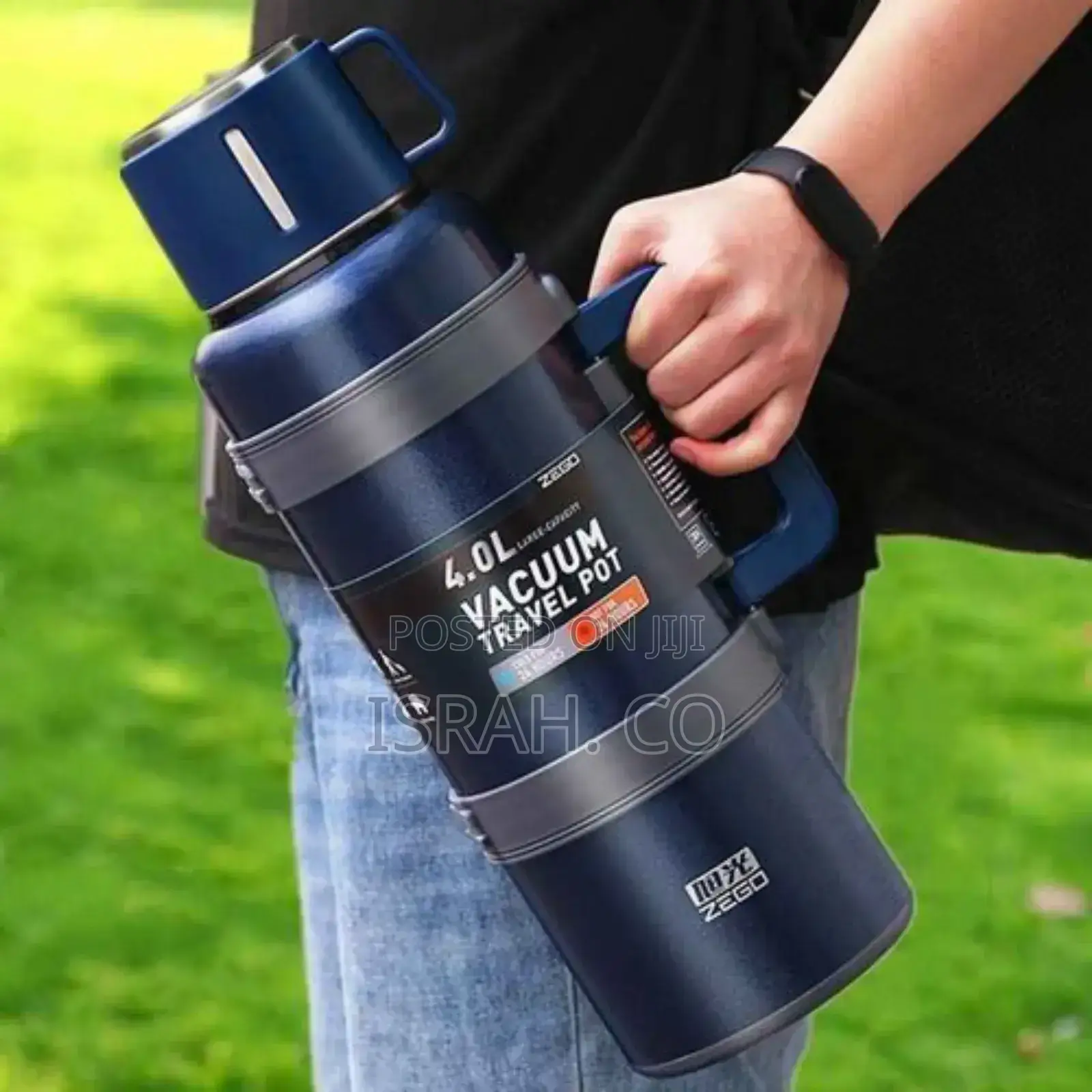 Vacuum Travel Pot Blue