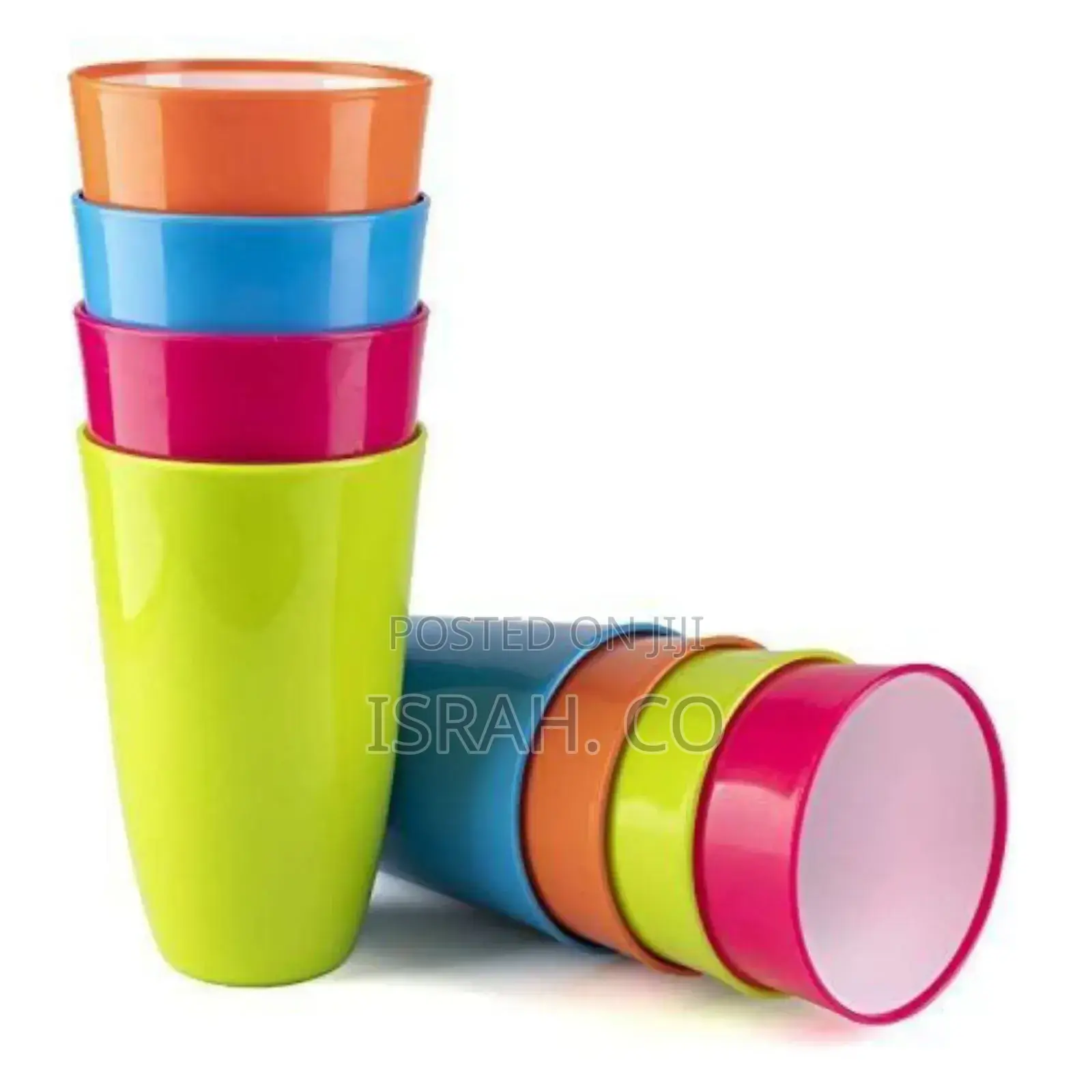 12 Pieces of Plastic Water Juice Tumblers Cups Mugs