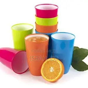 12 Pieces of Plastic Water Juice Tumblers Cups Mugs