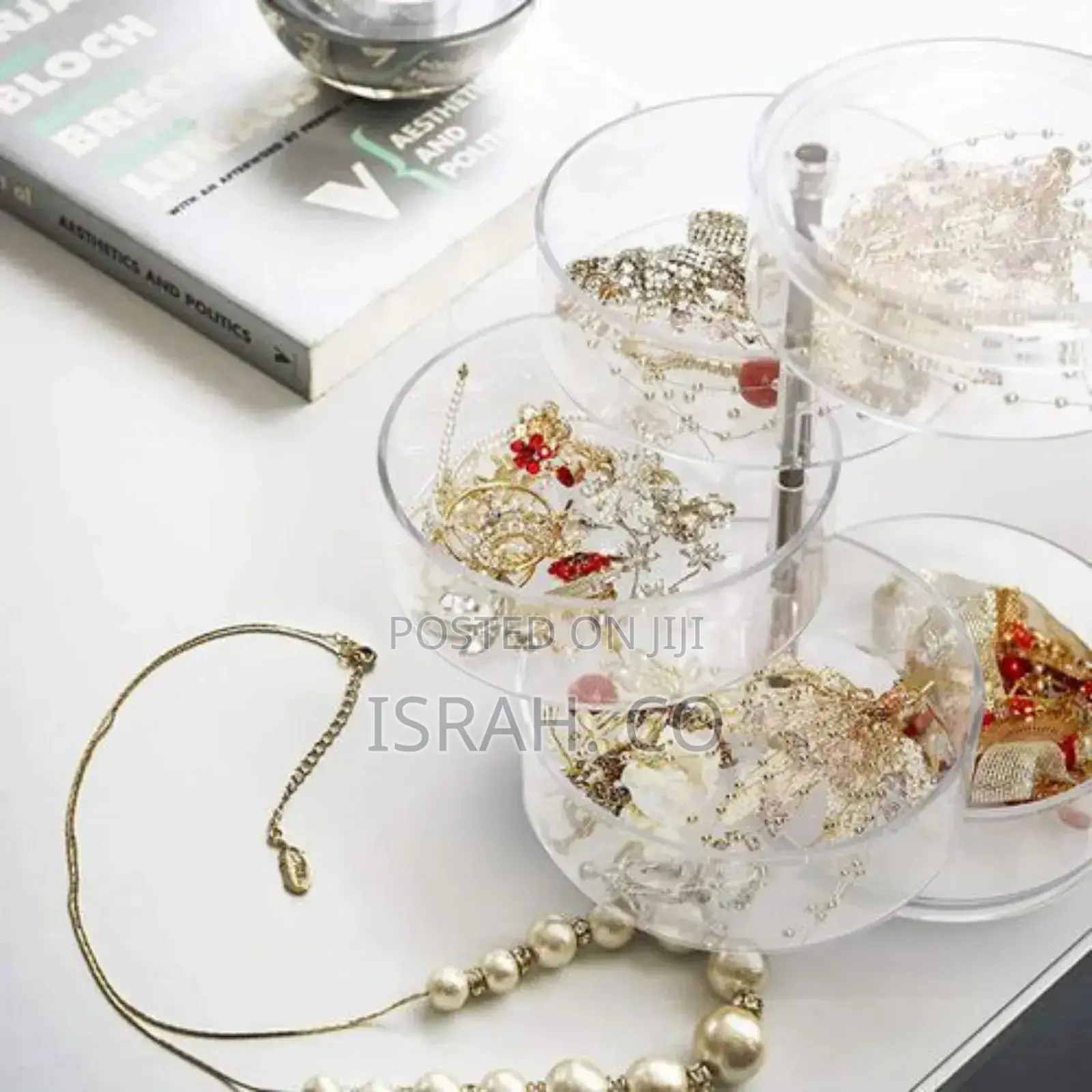 Jewelry Box Earrings Hair Ring Multi-Function Storage Rack K
