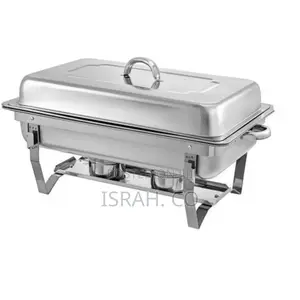 9.5liters Steel Triple Serving/Chafing Dish Food Warmer