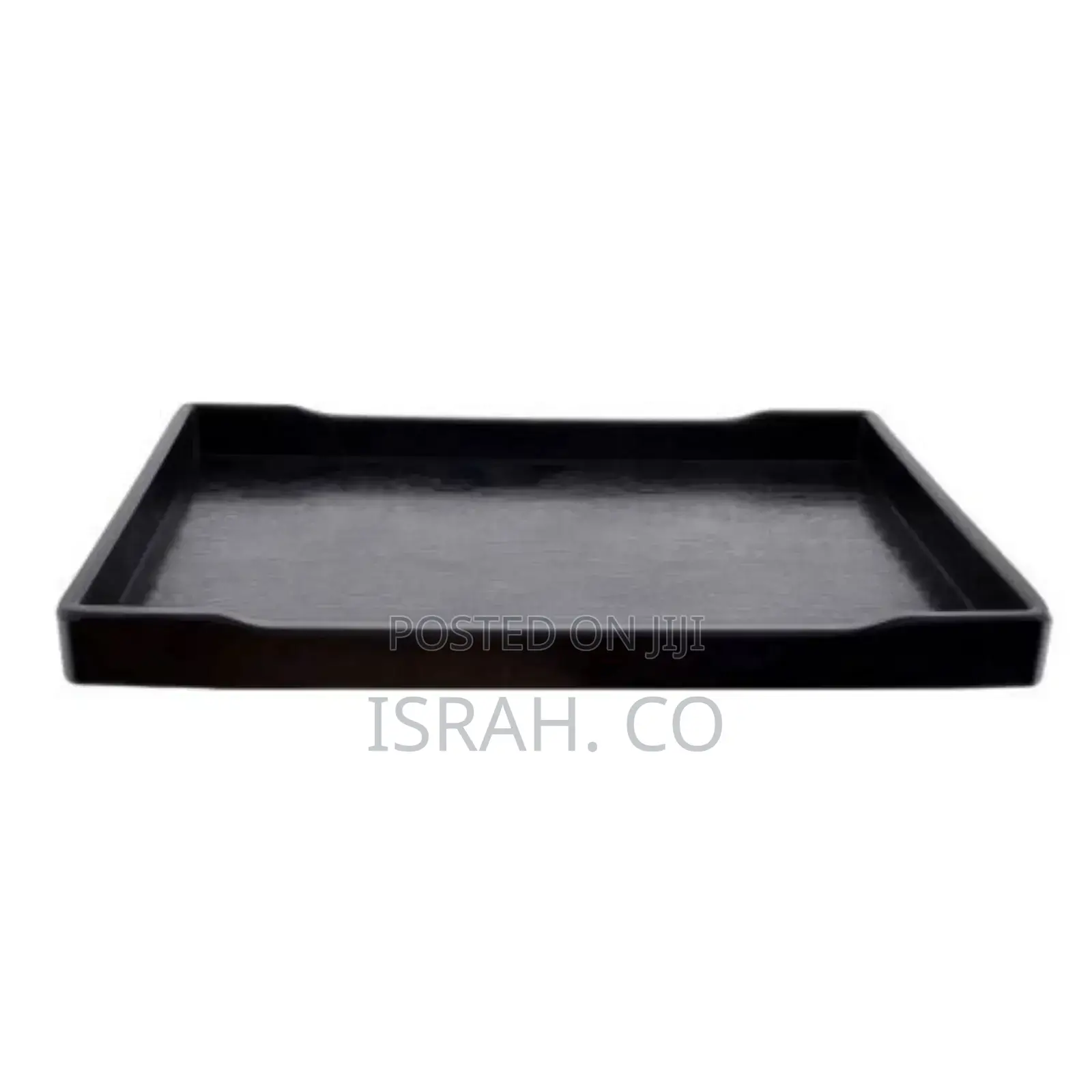 Melamine Dinner Serving Trays Platters-Black.