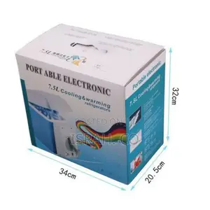 Portable Car Cooling and Warming Refrigerator, 7.5L,Blue