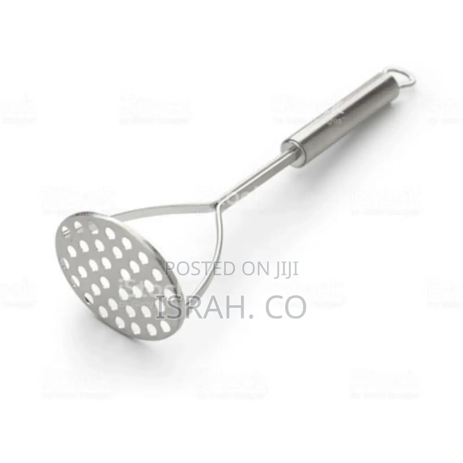 Steel Potato Masher - Silver