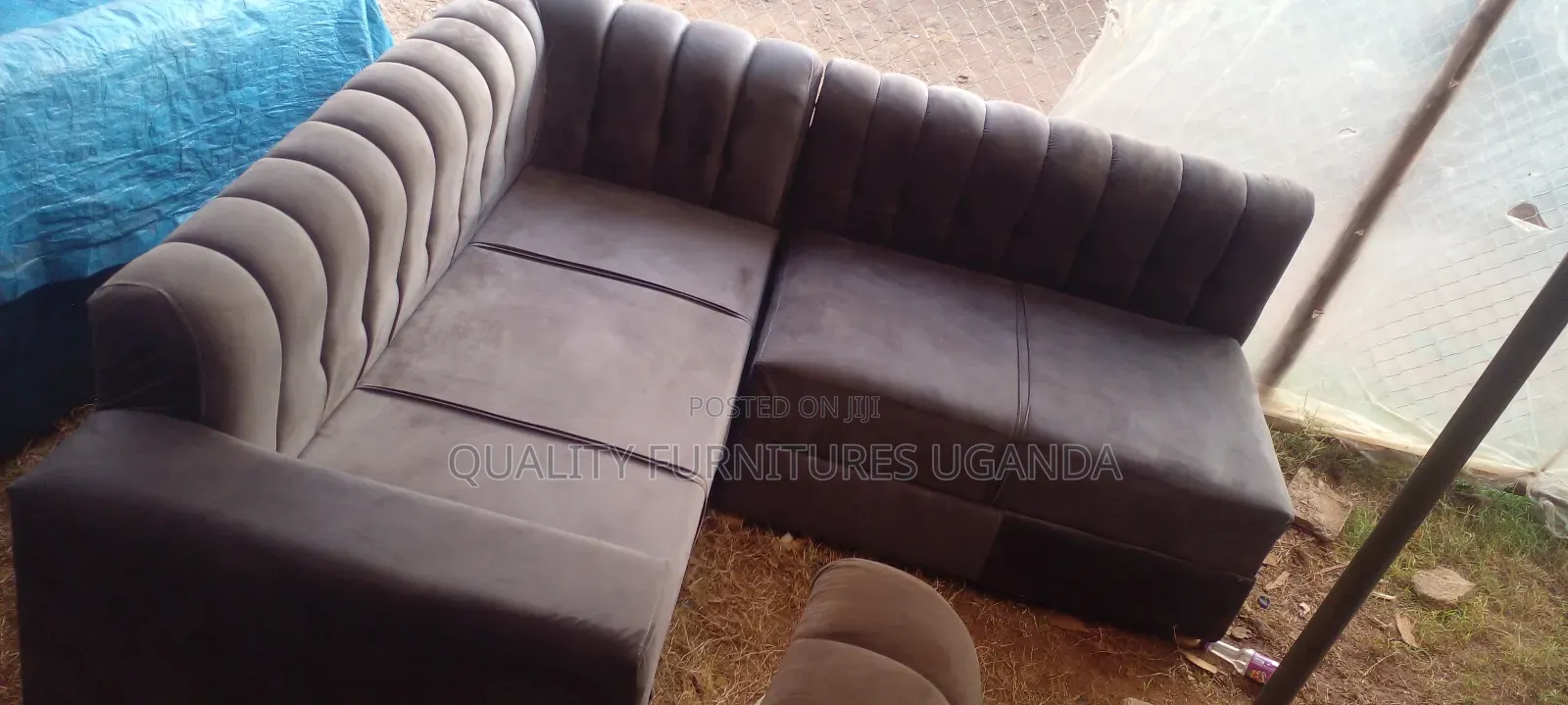 Nice E Sofa Set in Brown Colour