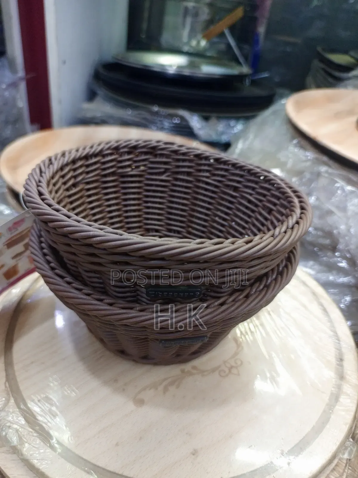 Round Wicker Basket