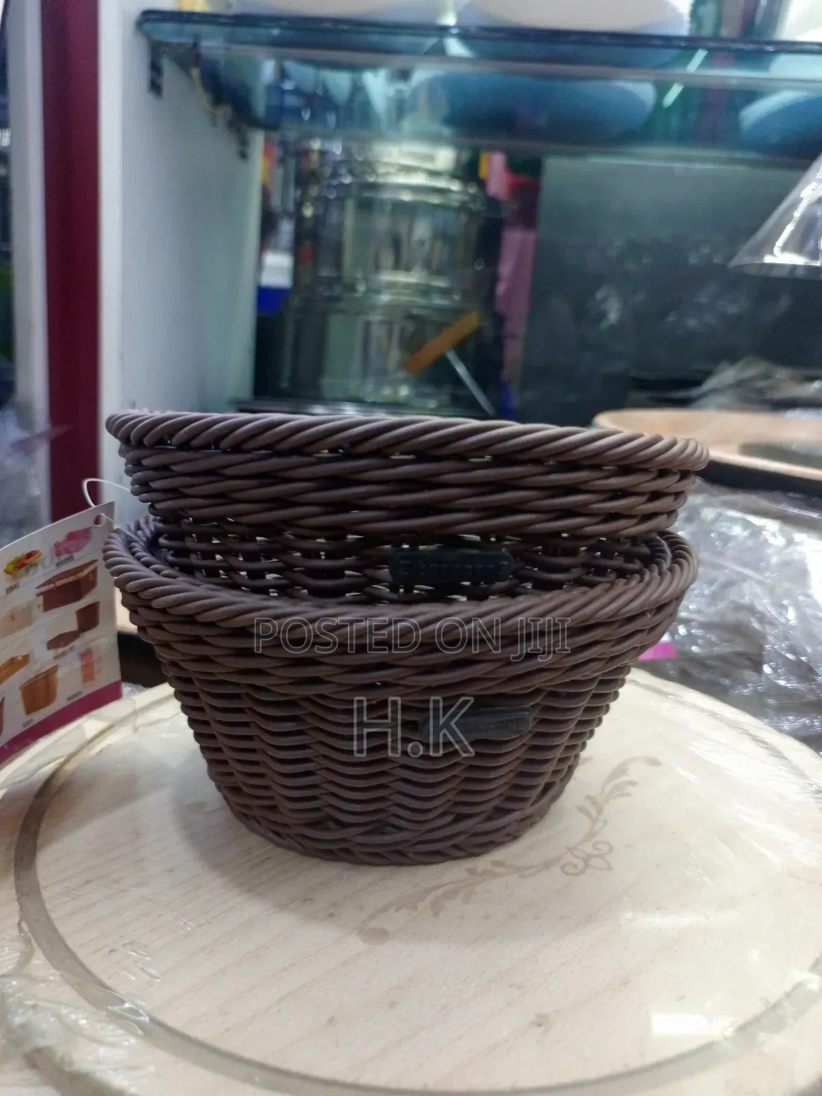 Round Wicker Basket