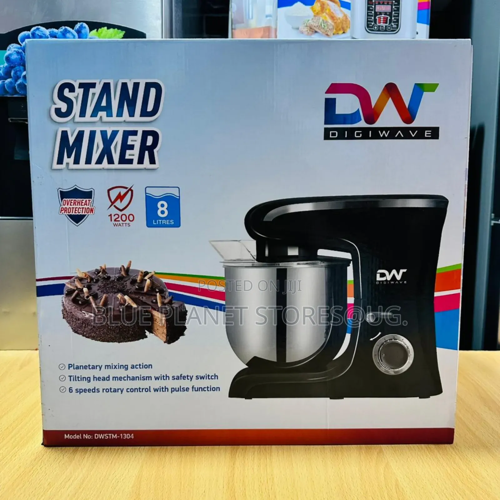 DIGIWAVE "DW" 8.0litres Stand Mixers \\ 1200w \\ DWSTM-1304