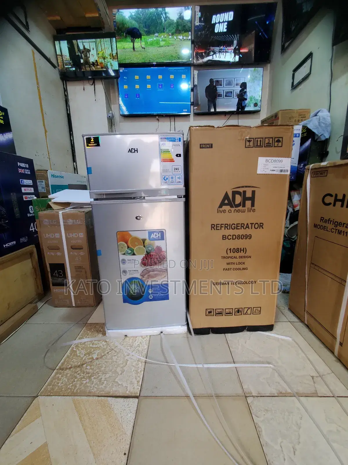 Adh 150litrs Silver Fridge (Bcd8099)