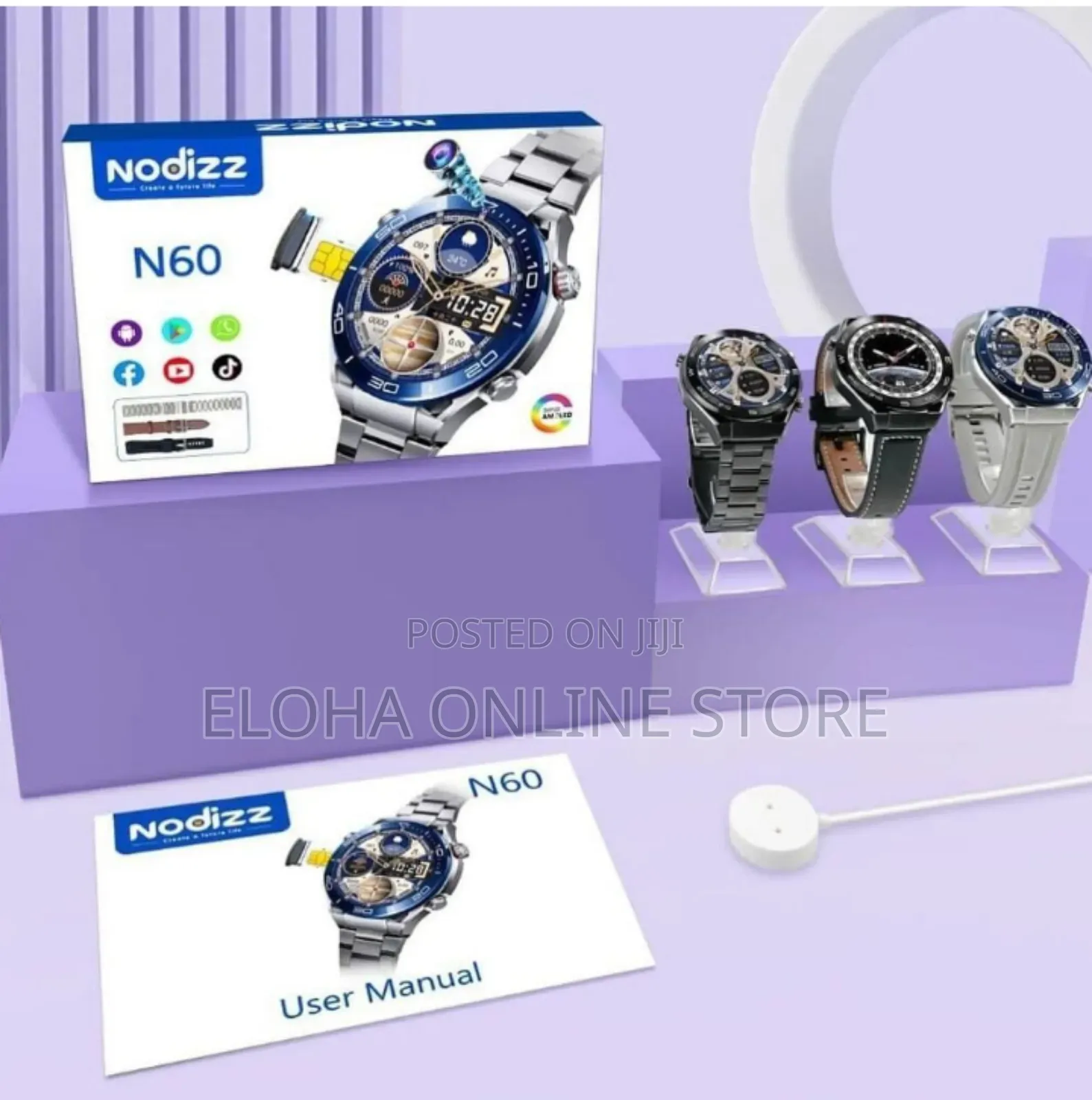 5G Sim Enabled Amoled Android Smart Watch