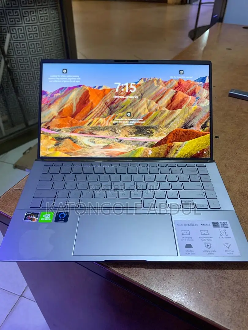 New Laptop Asus Zenbook 14 UX434 8GB AMD Ryzen 5 SSD 512GB