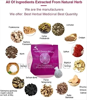 3-Sackets YONI DETOX PEARLS for Vagina Disorders, Infections
