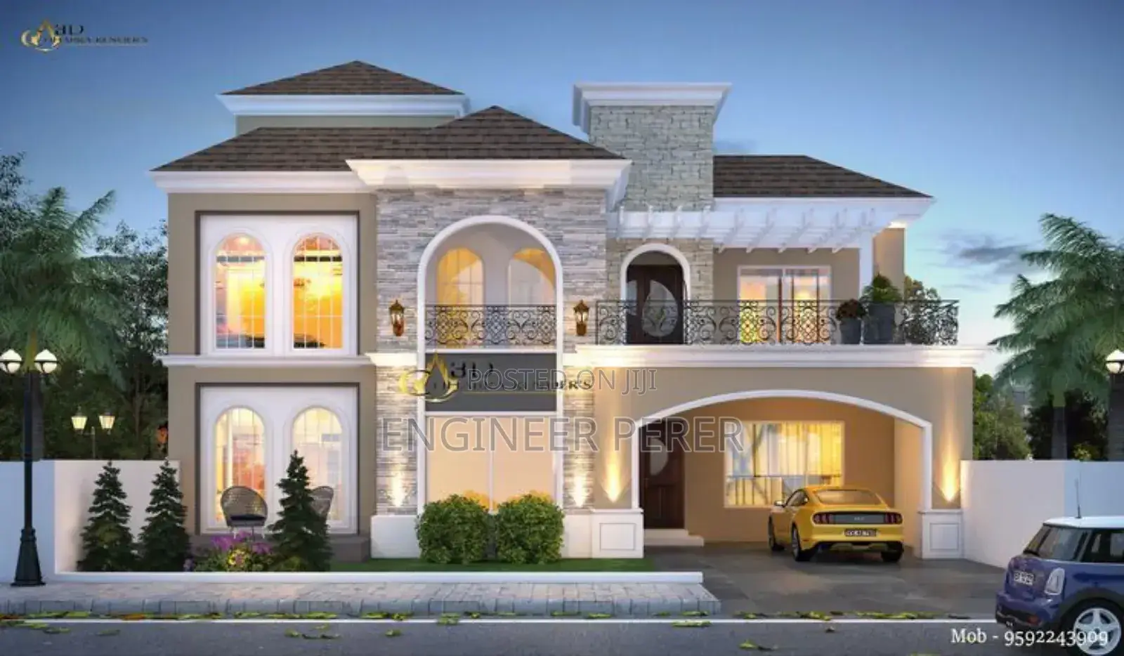 Pastor's House Plan Elevations
